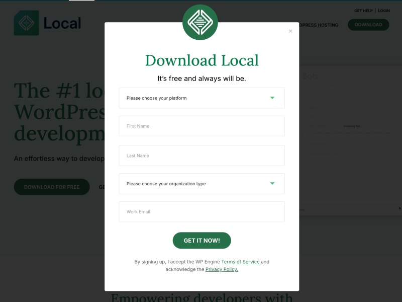 ダウンロード画面